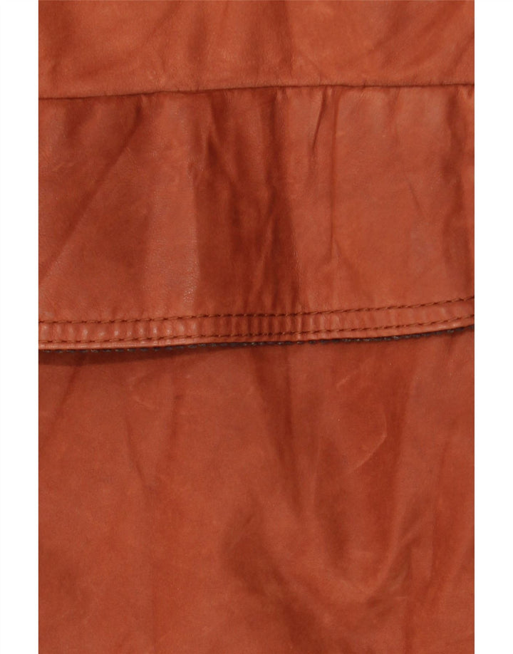 Giacca in pelle da uomo Dibi UK 42 XL in pelle marrone