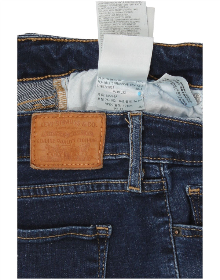 Jeans Levi's da donna slim bootcut W30 L32 cotone blu navy