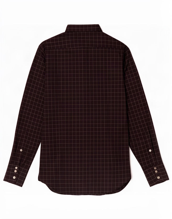 Camicia vintage da donna IT 44 media nera a quadri