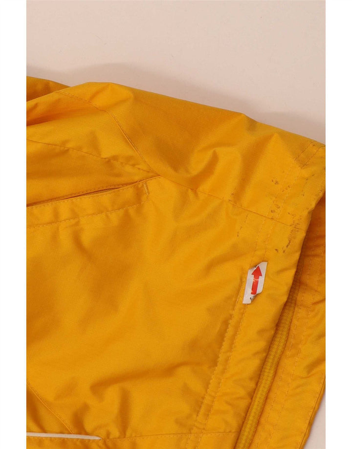 Jako Giacca antipioggia da uomo con cappuccio grafico UK 38 Medium Yellow Colourblock