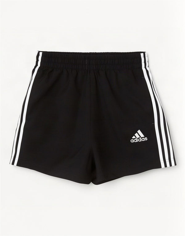 Pantaloncini sportivi da uomo Adidas medi neri in poliestere