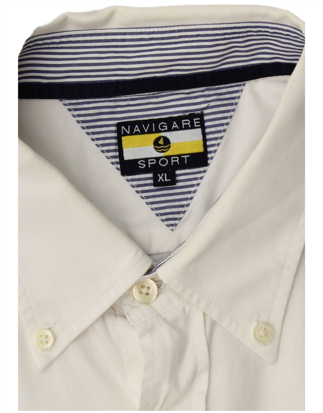 Camicia Uomo NAVIGARE XL Cotone Bianco