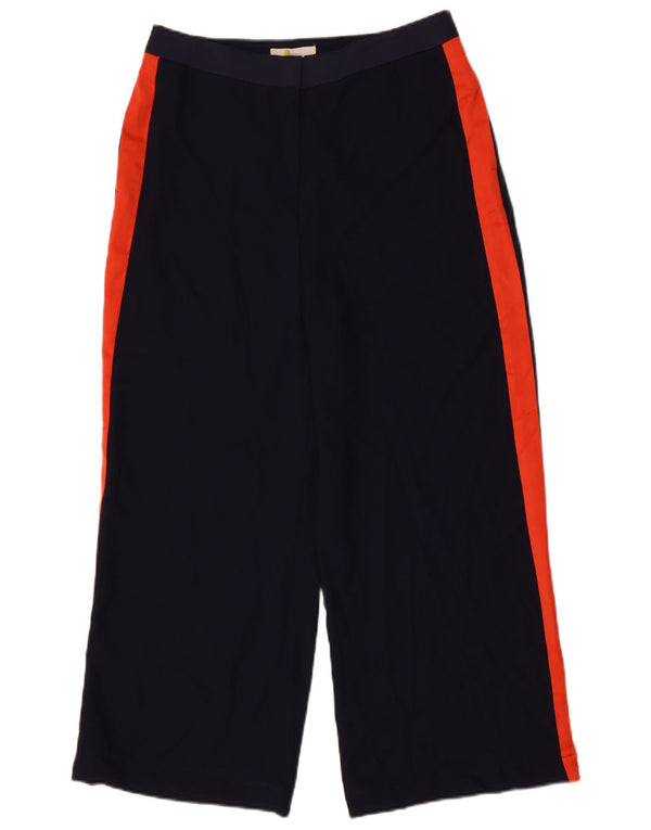 Pantaloni casual da donna Boden UK 12 Medium W32 L26 Blu navy Colourblock