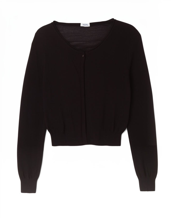 Top cardigan corto da donna Max & Co. UK 12 medio nero