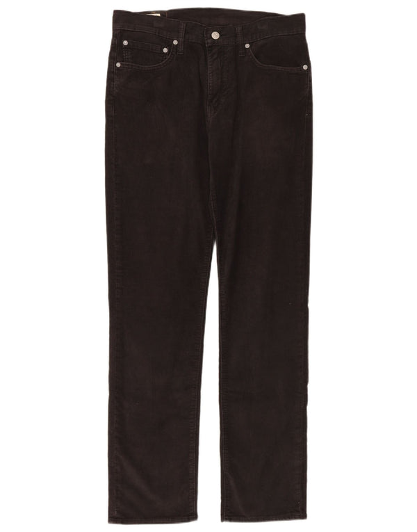 Pantaloni Levi's da uomo 511 slim in velluto a coste W31 L32 cotone nero