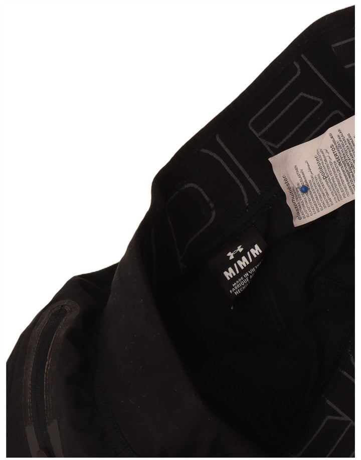 Pantaloni da tuta con grafica da uomo Under Armour Pantaloni da jogging medio poliestere nero