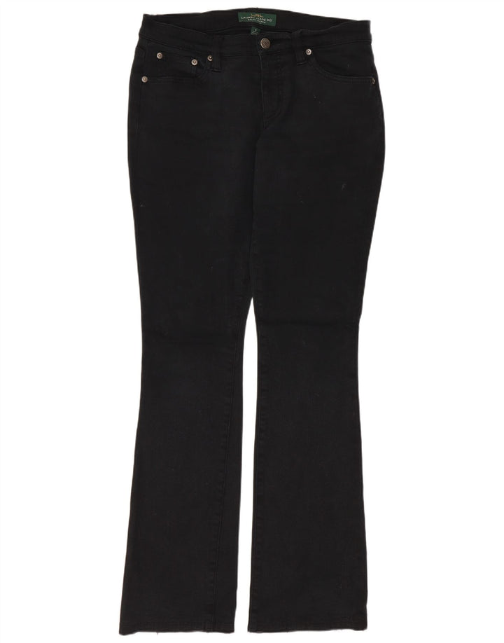 Jeans bootcut da donna Ralph Lauren US 6 medio W30 L31 cotone nero