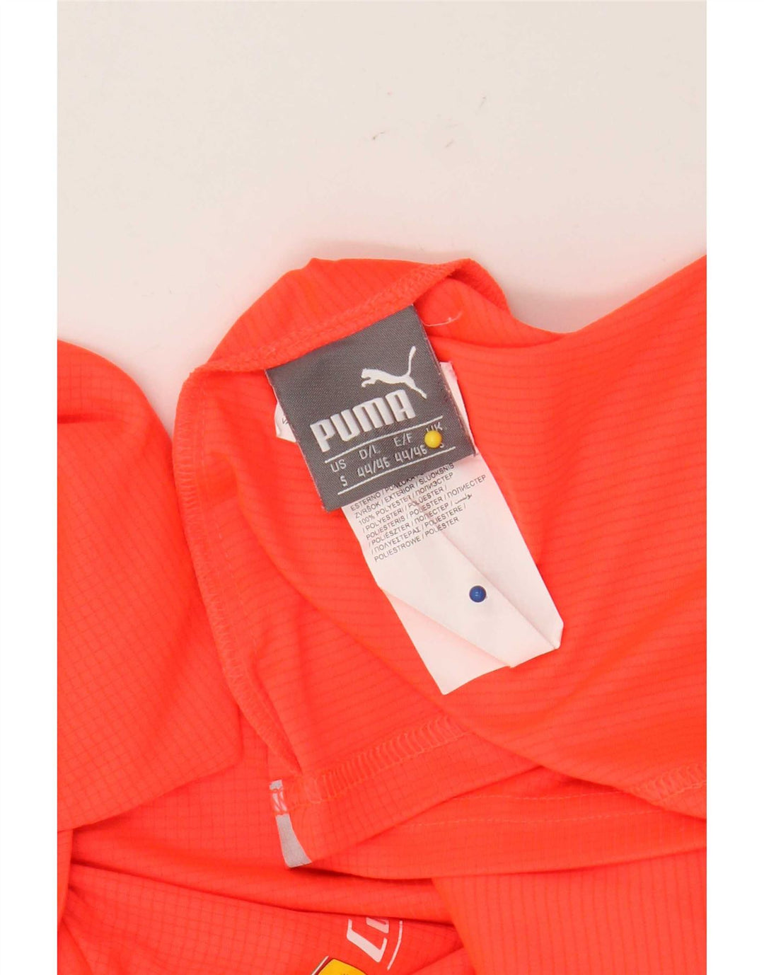 Polo da uomo Puma Small arancione in poliestere