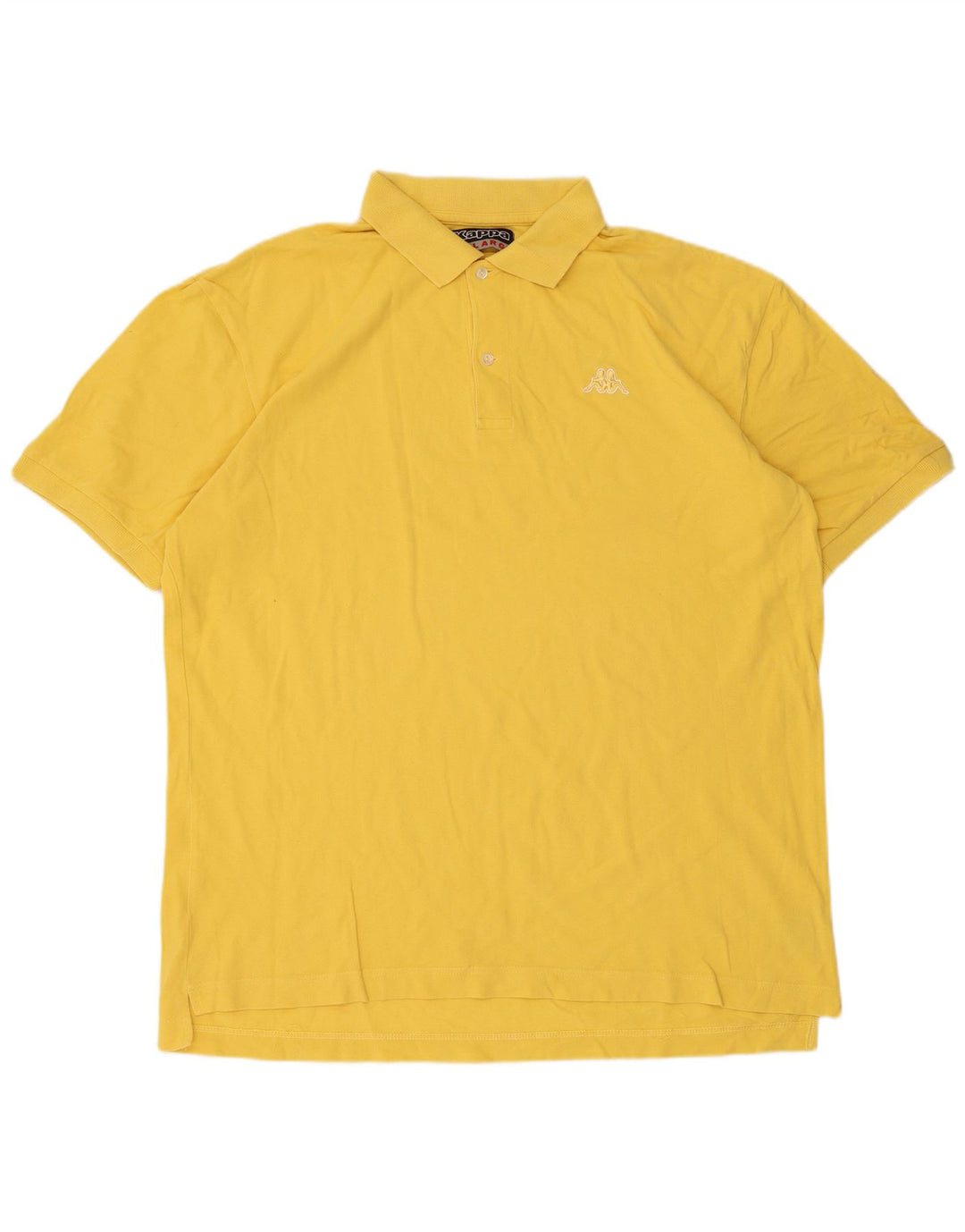 Polo Kappa Uomo 2XL Cotone Giallo