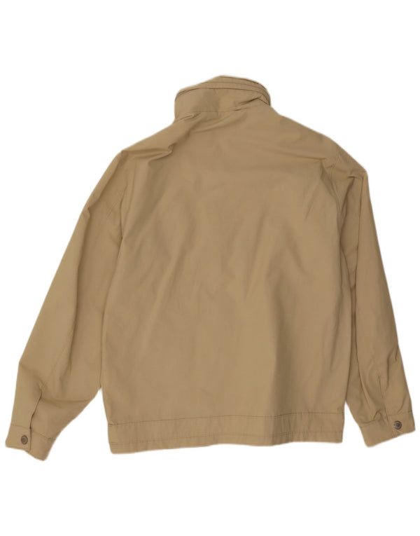 Giubbotto bomber con cappuccio da uomo Wampum UK 40 grande cotone beige