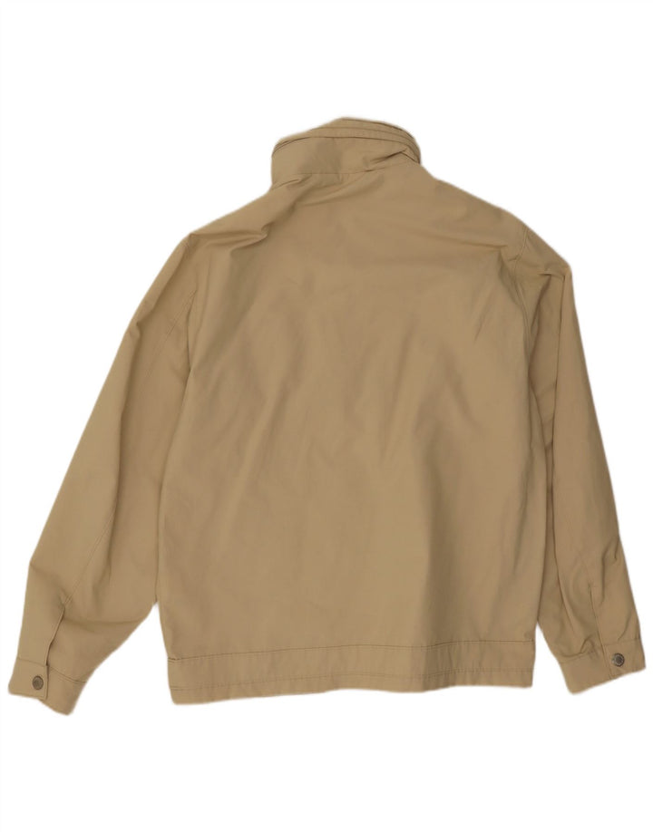 Giubbotto bomber con cappuccio da uomo Wampum UK 40 grande cotone beige