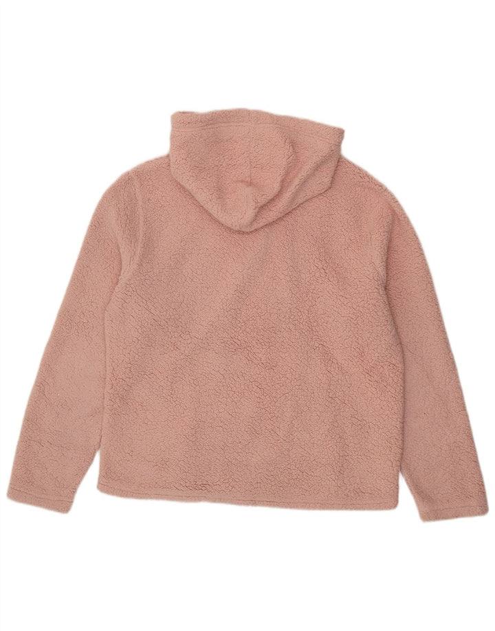 Maglione in pile con cappuccio da donna FILA UK 16 Large Rosa Poliestere