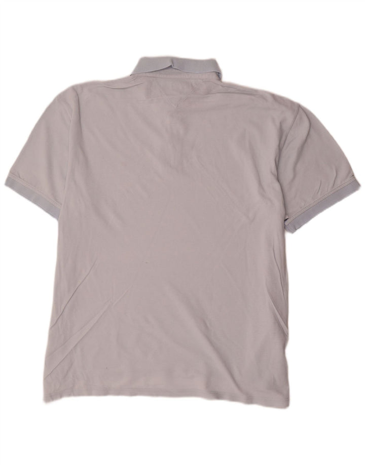 Polo da uomo Tommy Hilfiger XL in cotone blu