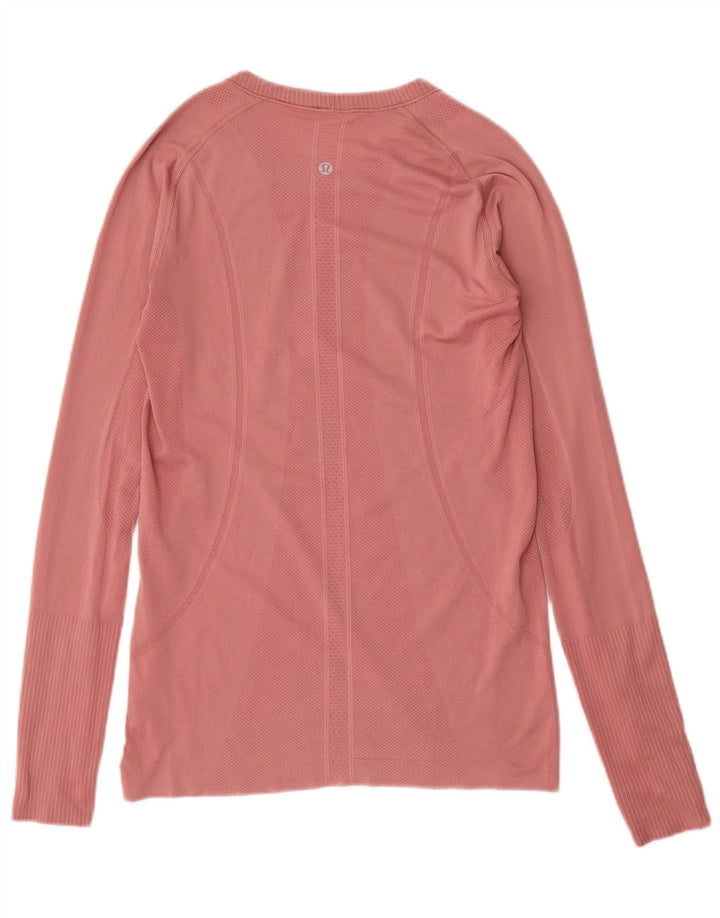 Maglia da donna a maniche lunghe Lululemon UK 12 Rosa medio