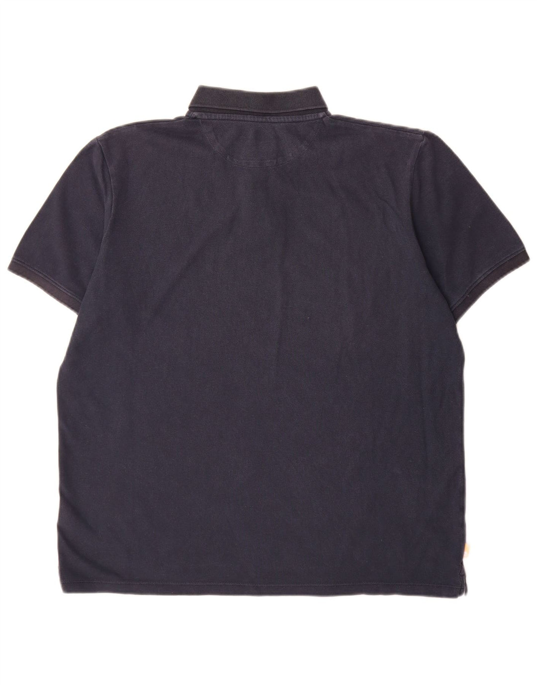 Polo da uomo Timberland grande in cotone blu navy