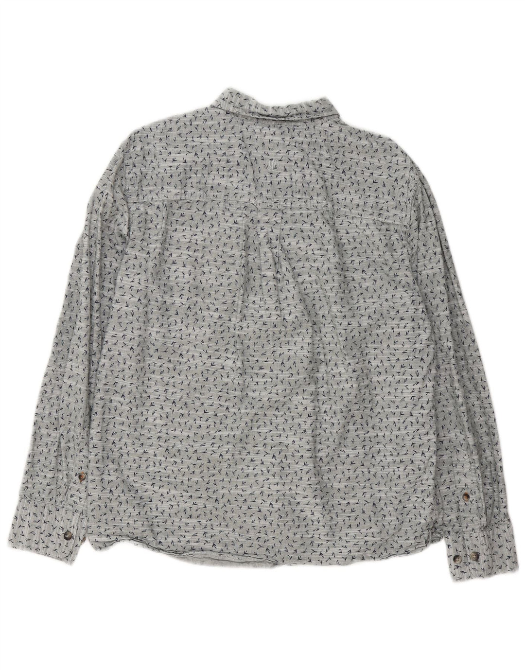 Camicia da uomo dalla vestibilità regolare Fat Face in cotone mélange grigio medio