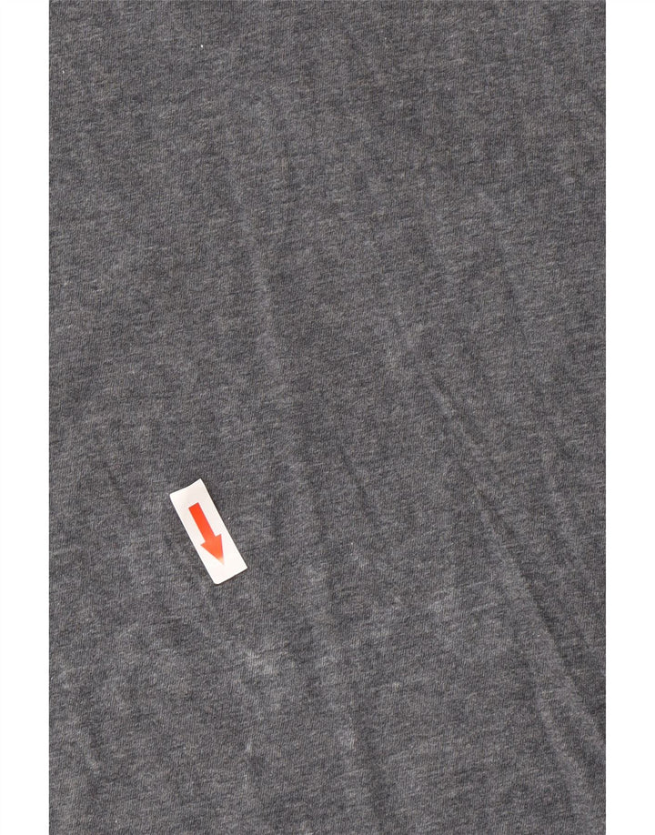 T-shirt grafica Reebok da uomo grande grigia