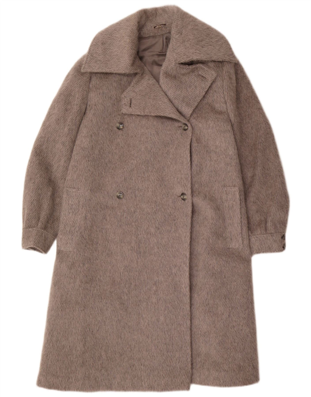 Cappotto doppiopetto vintage da donna EU 44 XL Grigio
