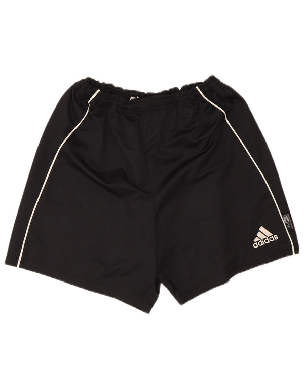 Pantaloncini sportivi Adidas Climalite da uomo medio poliestere nero