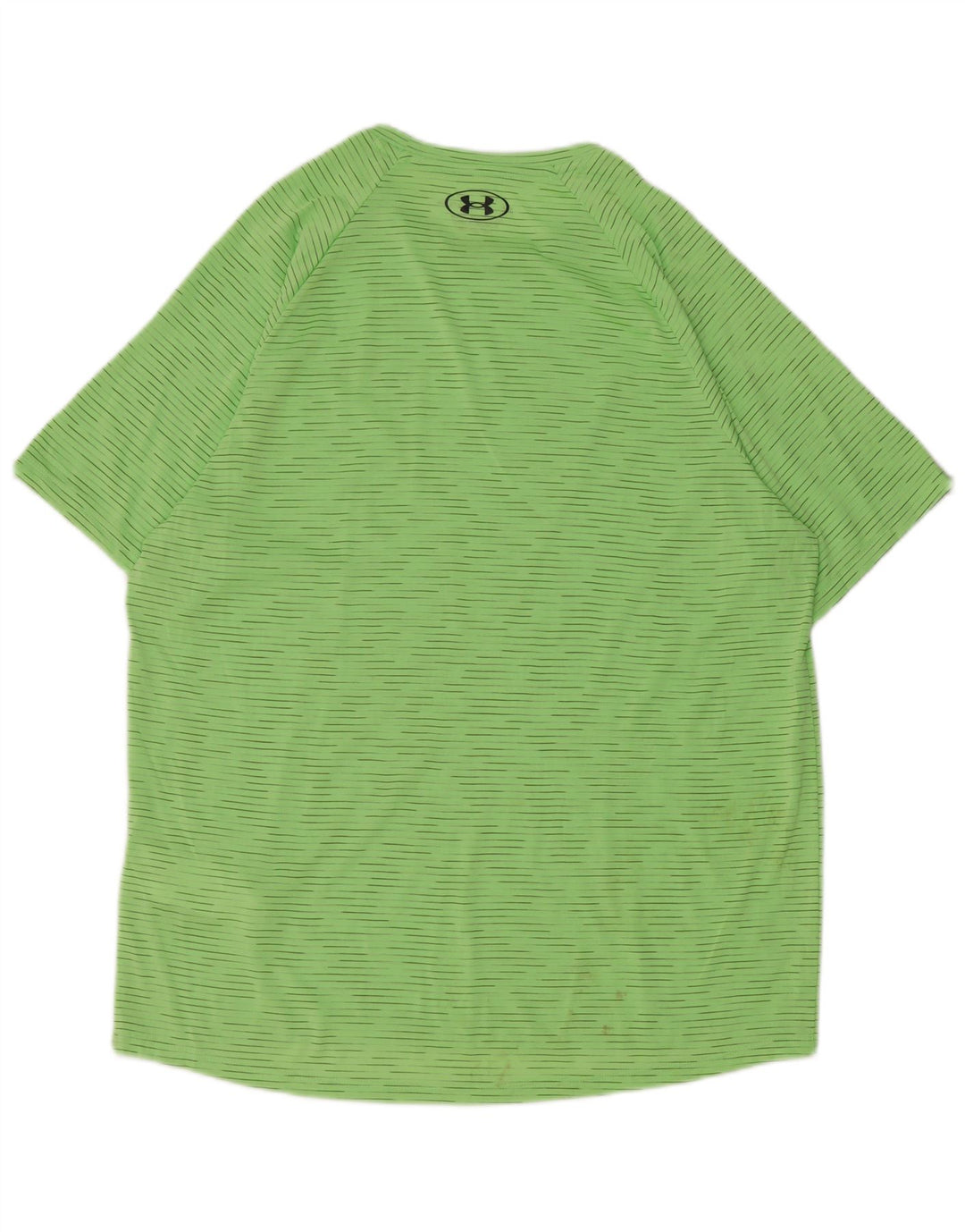 T-shirt da uomo Under Armour Top grande poliestere gessato verde