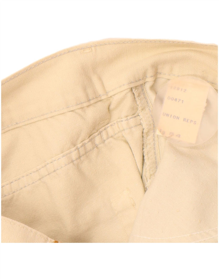 WILD JEANS Pantaloni casual affusolati da uomo IT 54 2XL W34 L33 Cotone beige