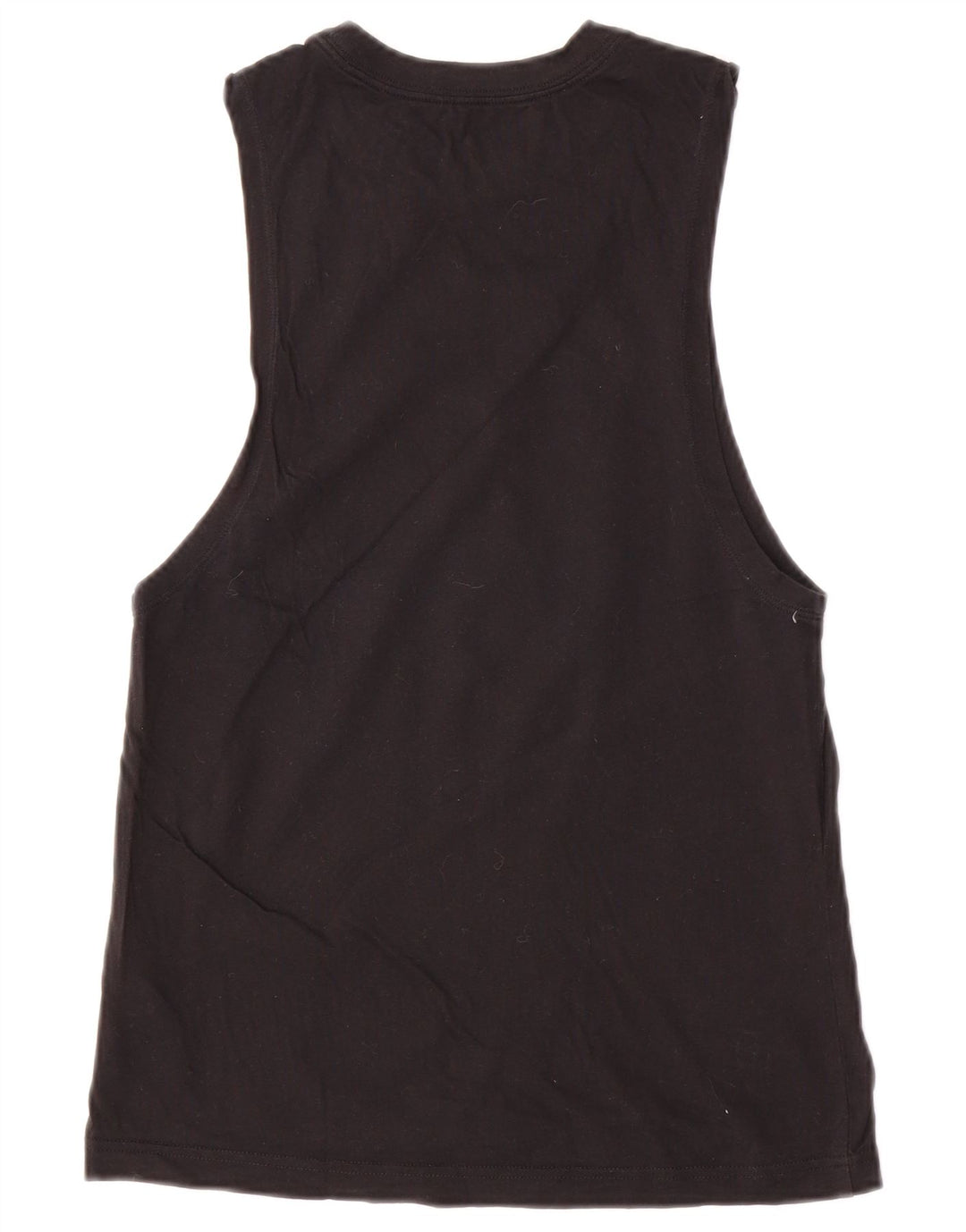 NIKE Mens Graphic Vest Top XS Black Cotton