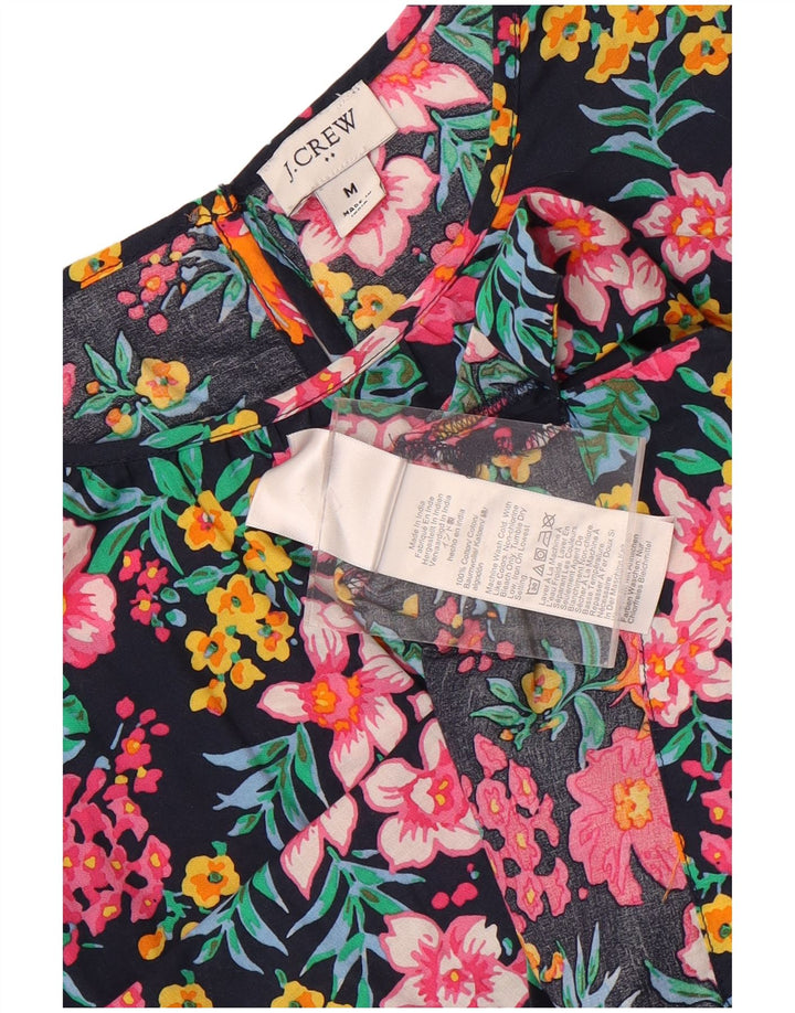 J. Crew Camicetta a pipistrello da donna Top UK 14 Cotone floreale multicolore medio