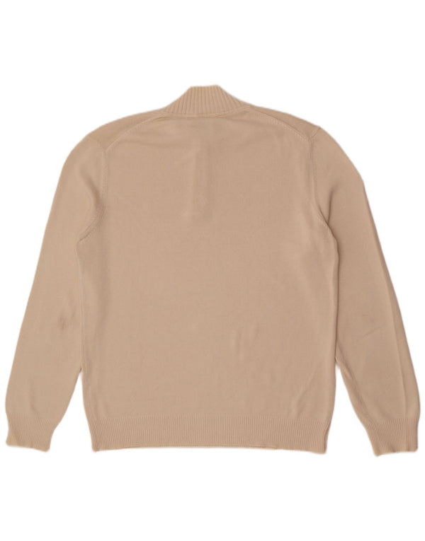 Marina Yachting Maglione da uomo con zip e collo XL Beige
