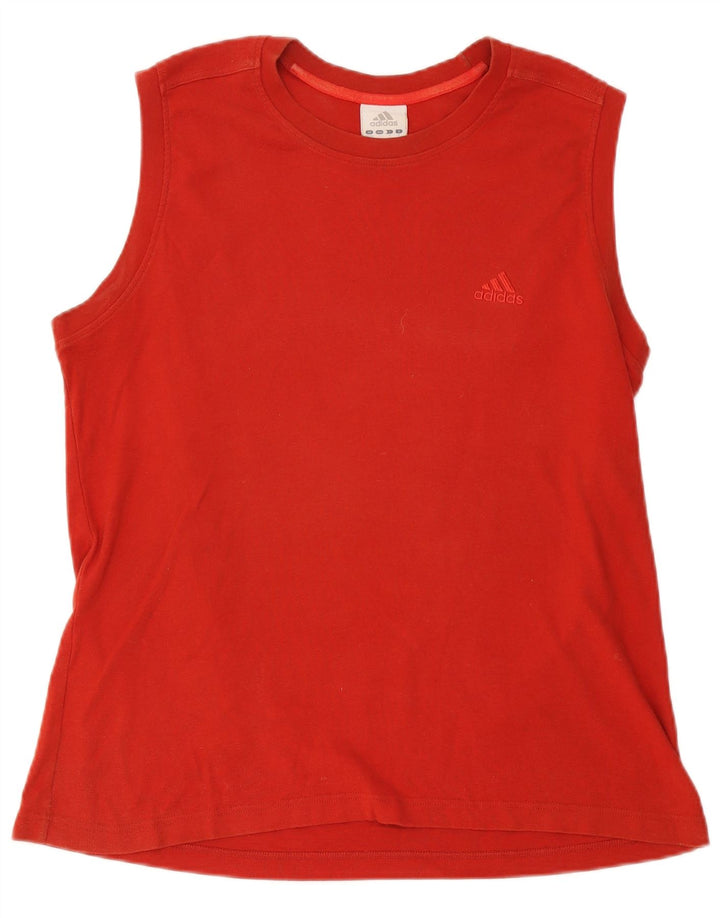 Canotta da uomo Adidas UK 44/46 grande cotone rosso