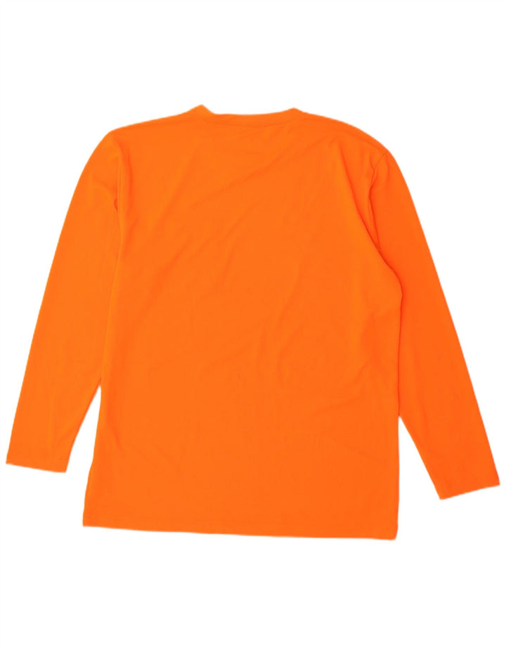 Dickies Top da uomo a maniche lunghe grande arancione in poliestere