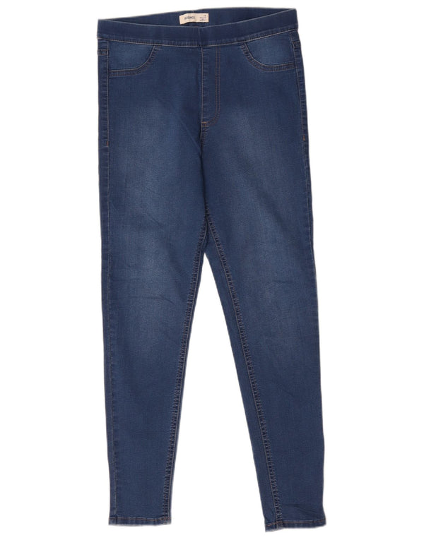 Jeans Jeggings da donna Marks & Spencer UK 10 piccoli W28 L27 cotone blu