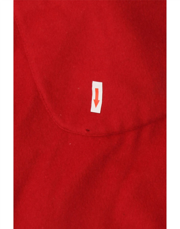 Cappotto poncho con cappuccio da donna Jimmy Hourihan taglia unica in lana rossa