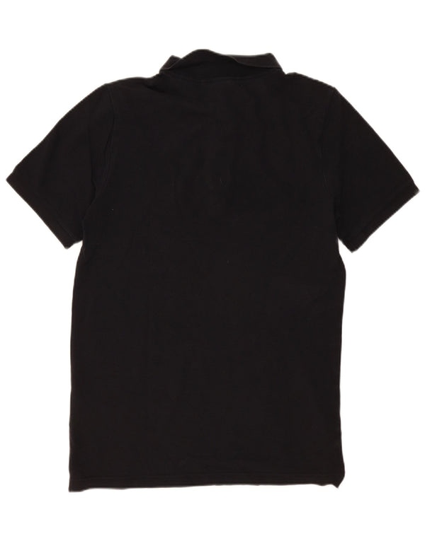 Polo Nike da uomo piccola in cotone nero