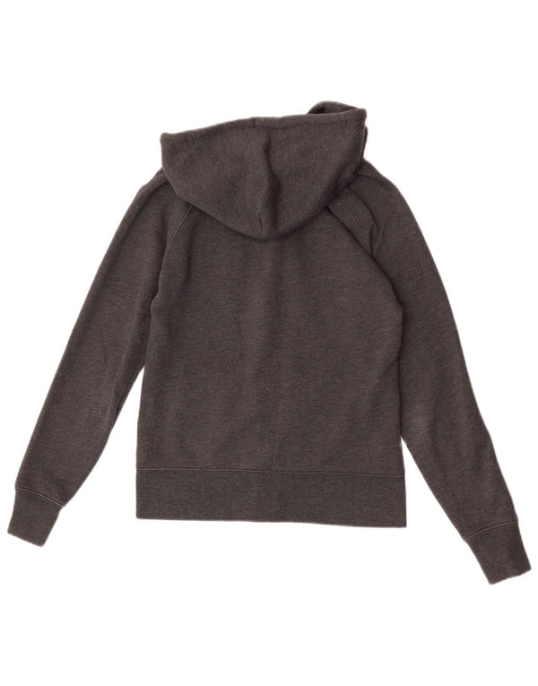 Maglione con cappuccio e zip grafica da donna Gap UK 6 XS Cotone grigio