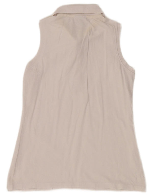 Polo smanicata da donna Diadora Small bianca