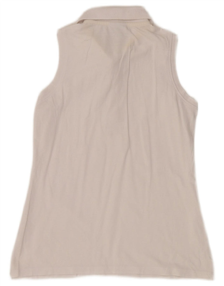 Polo smanicata da donna Diadora Small bianca