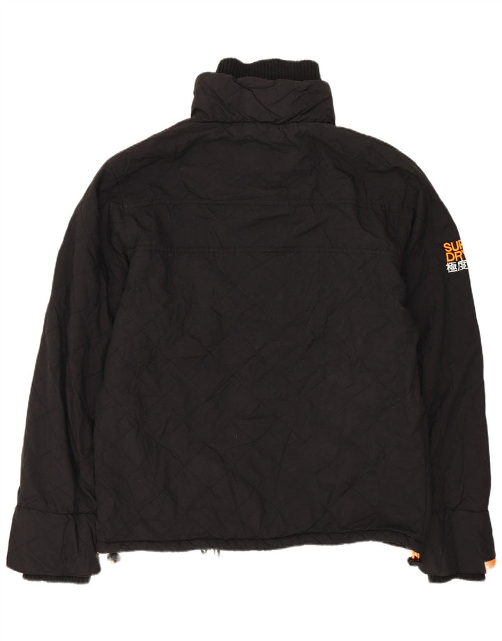 Giacca a vento grafica da uomo SUPERDRY Windcheater UK 40 grande nera