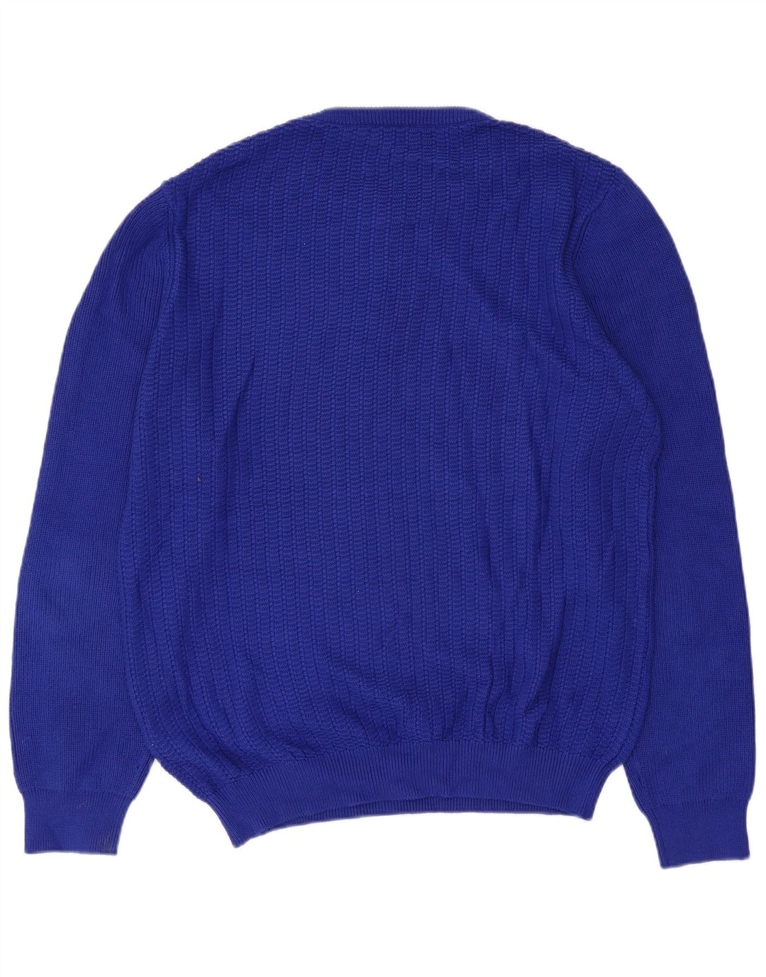 Maglione maglione girocollo da uomo Reiss grande cotone blu