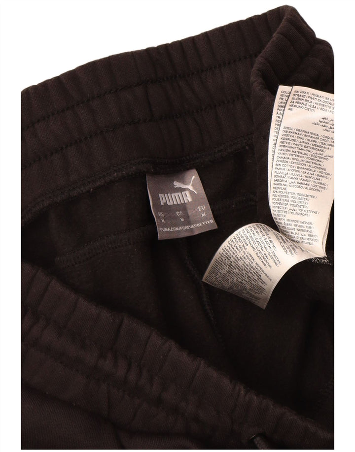 Pantaloni da tuta con grafica PUMA da uomo Joggers medio cotone nero