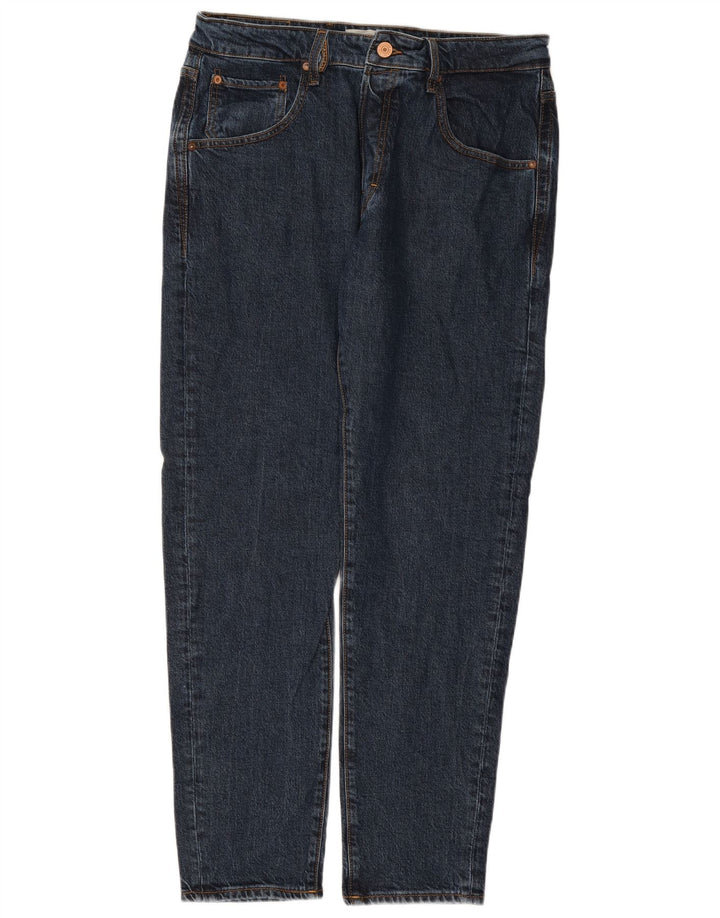JACK & JONES Mens Rugged Slim Jeans W32 L34 Navy Blue Tencel