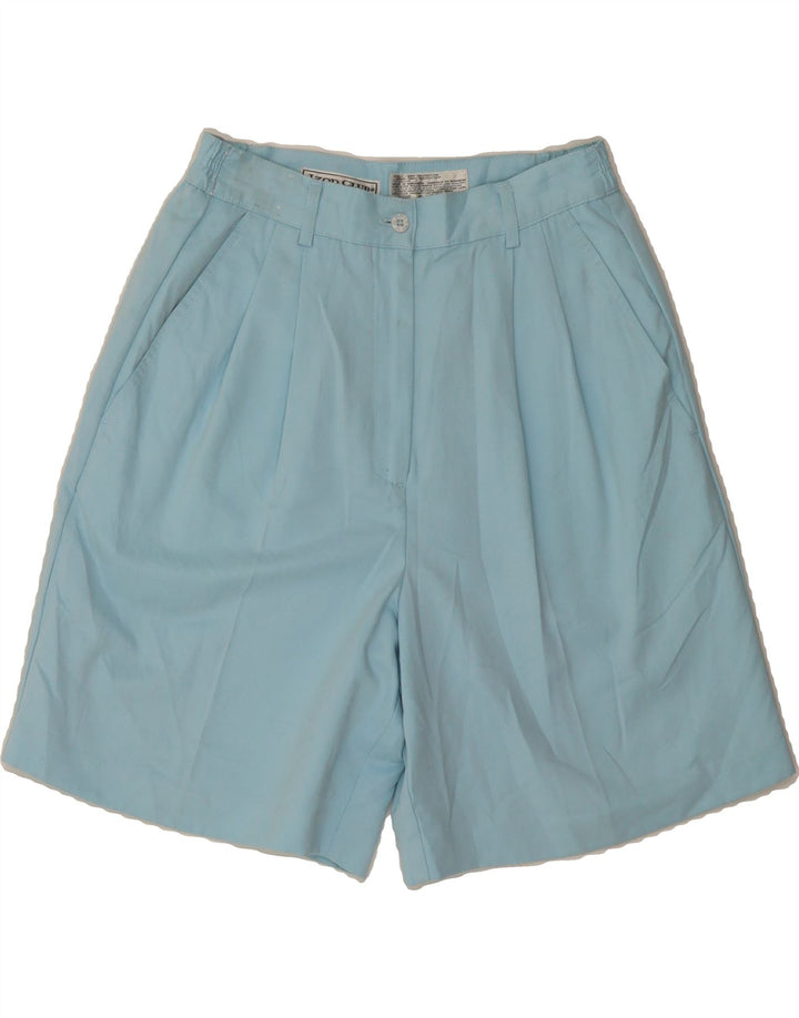 IZOD Womens Pegged Chino Shorts W26 Small  Blue Polyester Vintage Izod and Second-Hand Izod from Messina Hembry 