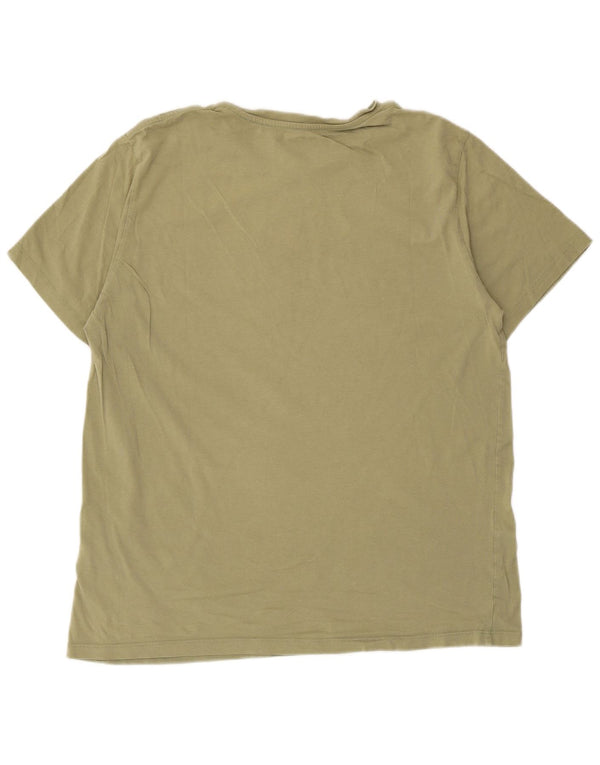 T-shirt grafica da uomo Levi's Top grande in cotone kaki