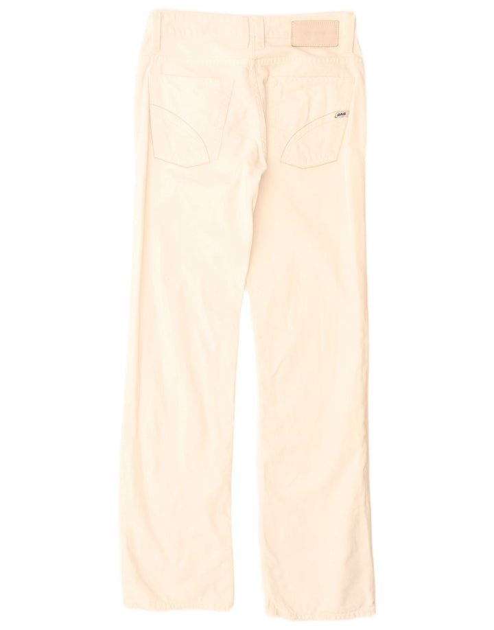 Jeans dritti da donna Gas W29 L32 cotone bianco