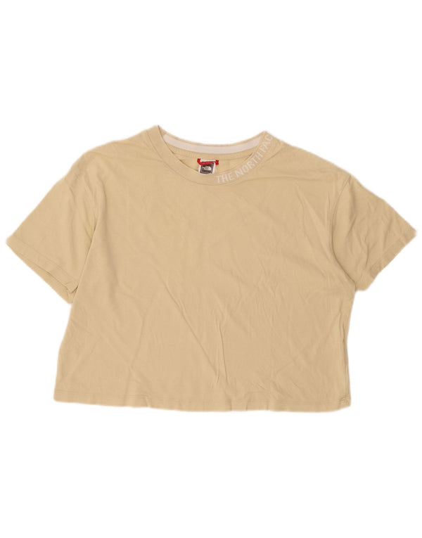 T-shirt corta da donna The North Face UK 14 Cotone beige medio