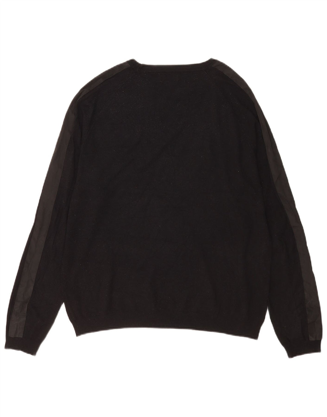 Maglione Zara da uomo con scollo a barca, colore nero medio