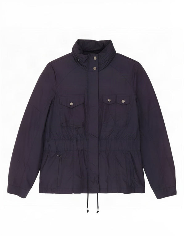 Giacca utilitaria con cappuccio da donna Zara UK 18 XL poliestere blu navy