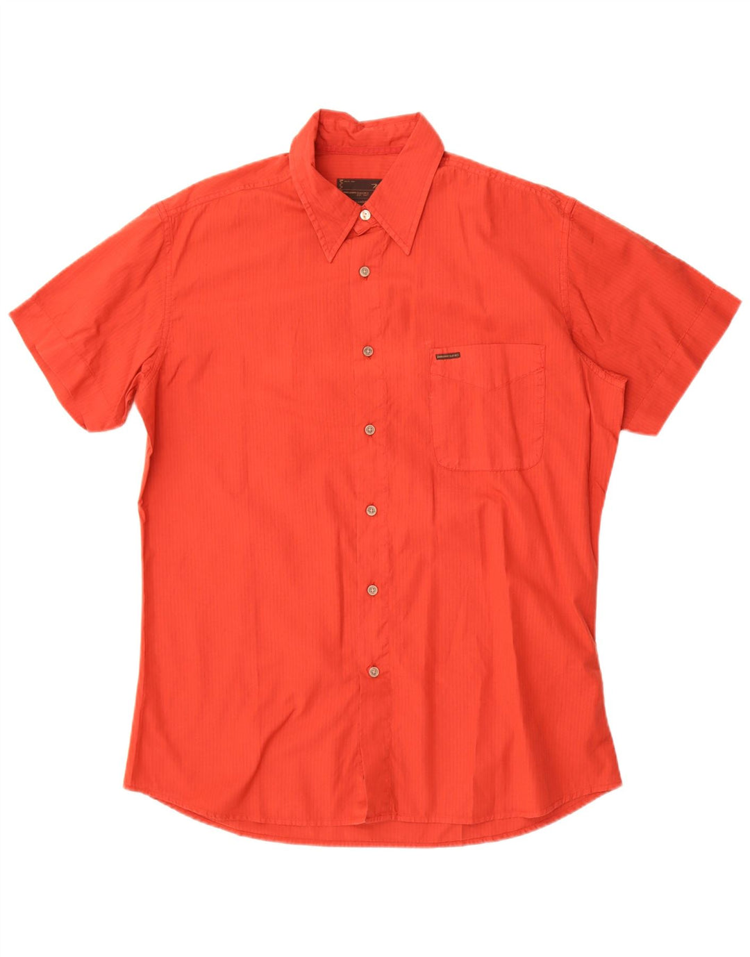Camicia a maniche corte da uomo Marlboro Classics grande in cotone rosso