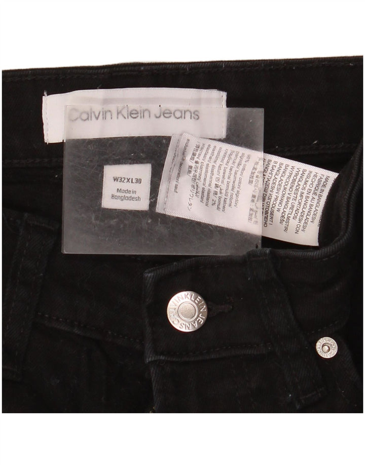 Jeans skinny da uomo Calvin Klein W32 L30 cotone nero