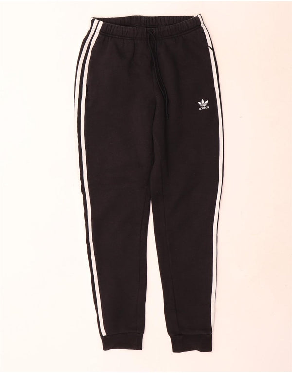 Pantaloni da tuta da donna Adidas Joggers UK 10 Small Black Cotton