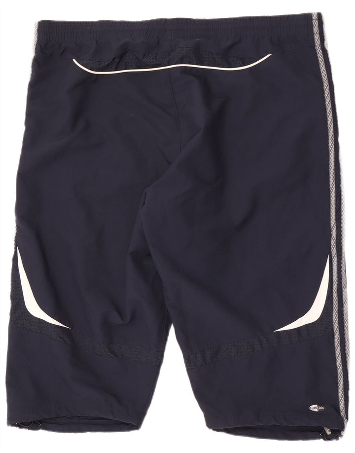 Pantaloncini sportivi Adidas Climacool da uomo 2XL poliestere blu navy